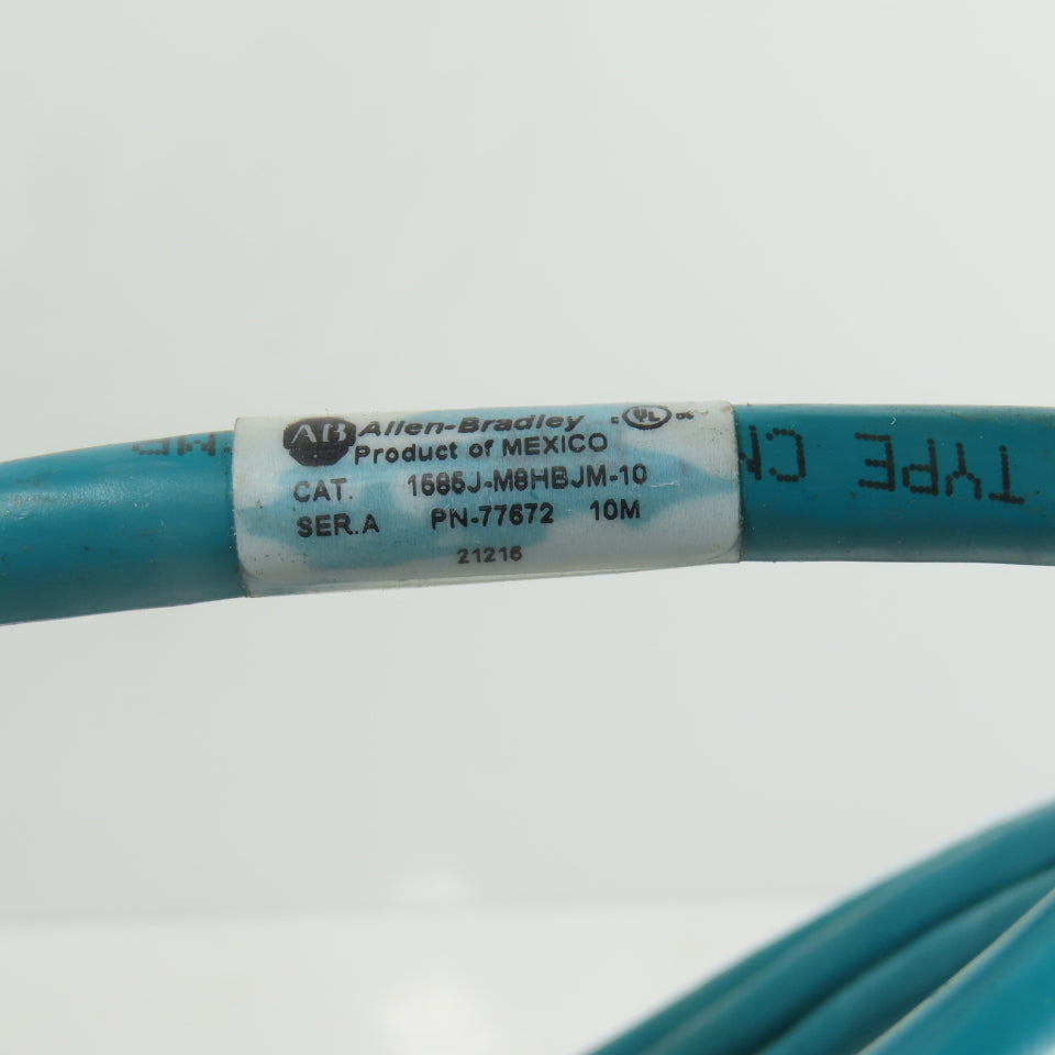 Allen Bradley 1585J-M8HBJM-10 Ser A Ethernet Media RJ45 Shielded Patchcord 10M