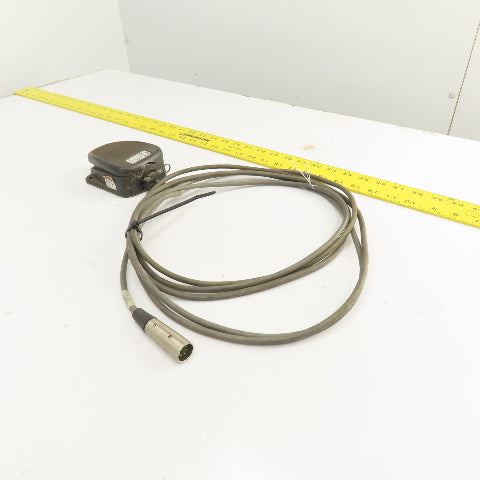 Clipper 632-S 20A 1HP Foot Pedal Operator Switch 125-250VAC W/ 15' Cord