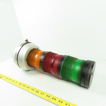 Adaptalight 101BS-G1 3 Section Beacon Light Tower Stack Red Amber Green 24VDC