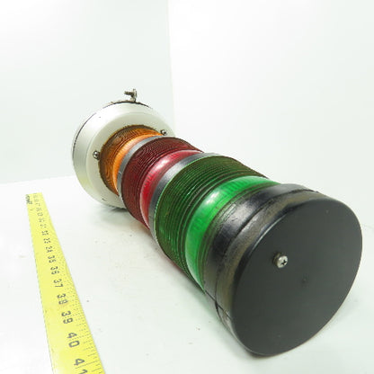 Adaptalight 101BS-G1 3 Section Beacon Light Tower Stack Red Amber Green 24VDC