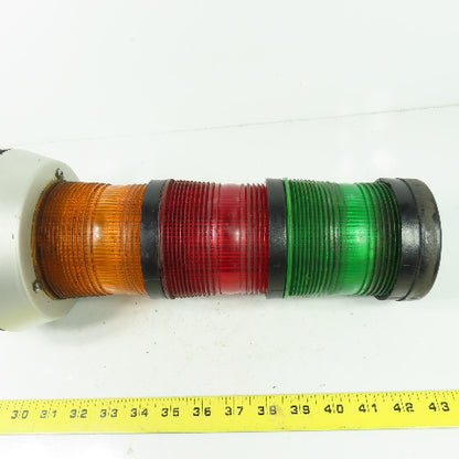 Adaptalight 101BS-G1 3 Section Beacon Light Tower Stack Red Amber Green 24VDC
