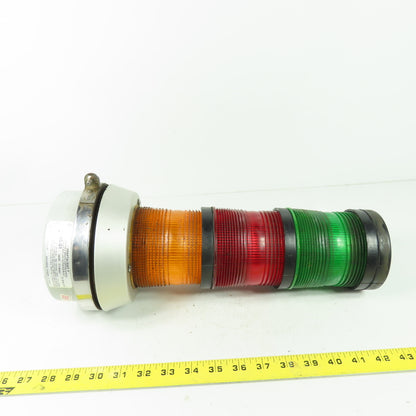 Adaptalight 101BS-G1 3 Section Beacon Light Tower Stack Red Amber Green 24VDC