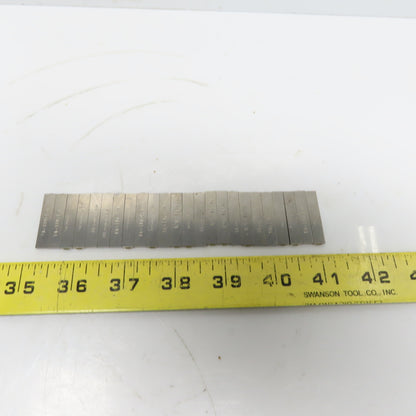 TA-31064-B "B" Letter Industrial Metal Stamps Lot of 24
