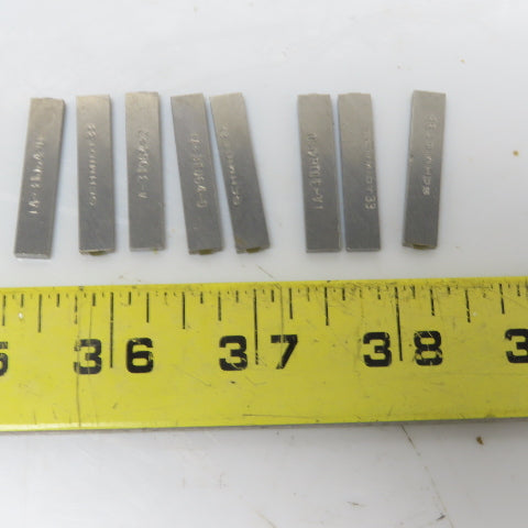 TA-31064-D "D" Letter Industrial Metal Stamps Lot of 8
