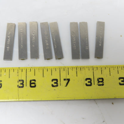 TA-31064-D "D" Letter Industrial Metal Stamps Lot of 8