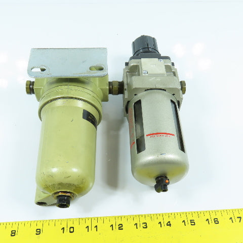 SMC AW40-N03E-Z Norgren F45-301A0DA Air Filter Regulator & Oil Removal Filter