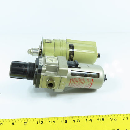 SMC AW40-N03E-Z Norgren F45-301A0DA Air Filter Regulator & Oil Removal Filter