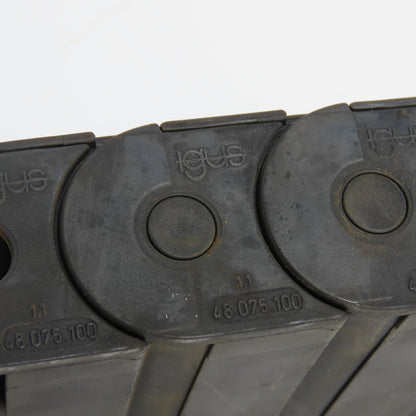 Igus 44.075.100 3" x 7/8" ID Cable Carrier Energy Drag Chain 39-1/2" OAL