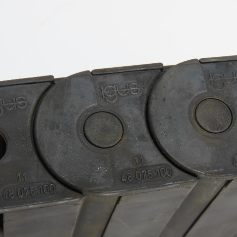 Igus 44.075.100 3" x 7/8" ID Cable Carrier Energy Drag Chain 39-1/2" OAL