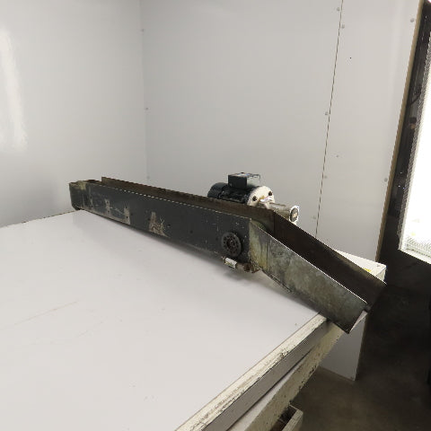 4-1/2" Wide Smooth Belt Slide Bed Conveyor 50FPM 230/460V 3PH 57.5" OAL 41" Bed