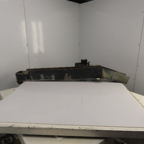 4-1/2" Wide Smooth Belt Slide Bed Conveyor 50FPM 230/460V 3PH 57.5" OAL 41" Bed