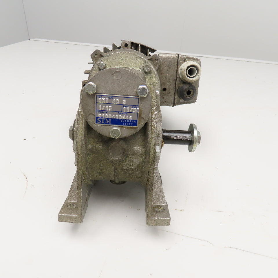 STM RMI 40 S 40:1 Ratio .22kW 220-440V 50/60Hz LH Output 117RPM Gear Motor
