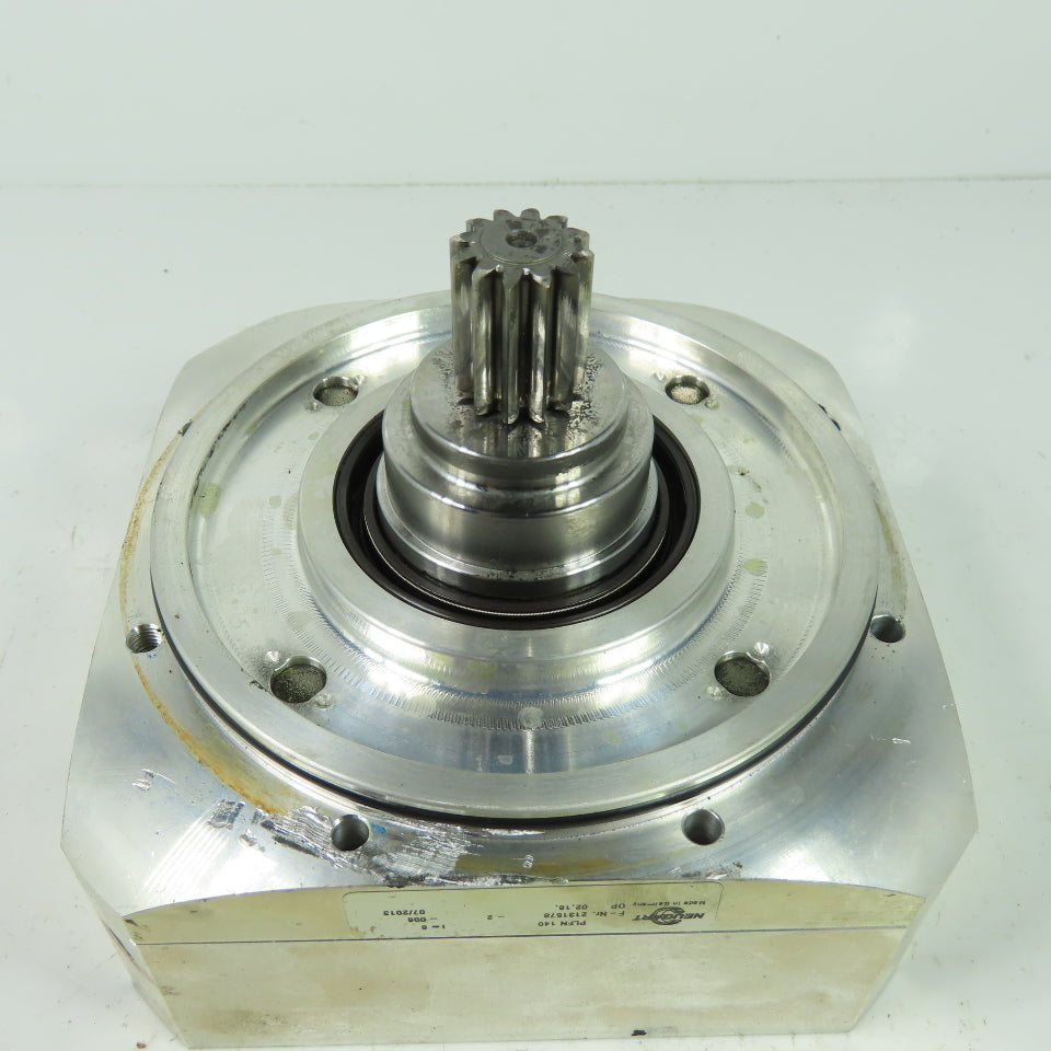Neugart PLFN 140 Planetary Gearbox Reducer End Cap W/ Splined Shaft F-Nr 2131578