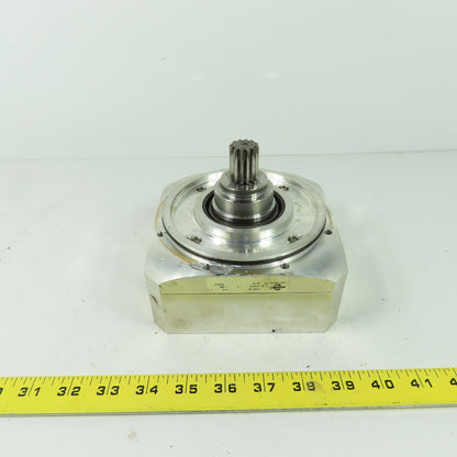 Neugart PLFN 140 Planetary Gearbox Reducer End Cap W/ Splined Shaft F-Nr 2131578