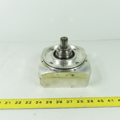 Neugart PLFN 140 Planetary Gearbox Reducer End Cap W/ Splined Shaft F-Nr 2131578