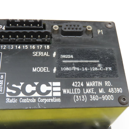 Static Controls Corp. 1080-P4-14-128-C-FN LED Panel Display HMI