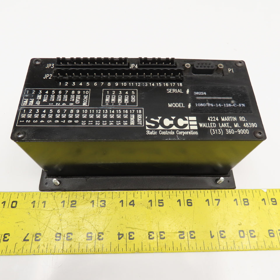 Static Controls Corp. 1080-P4-14-128-C-FN LED Panel Display HMI