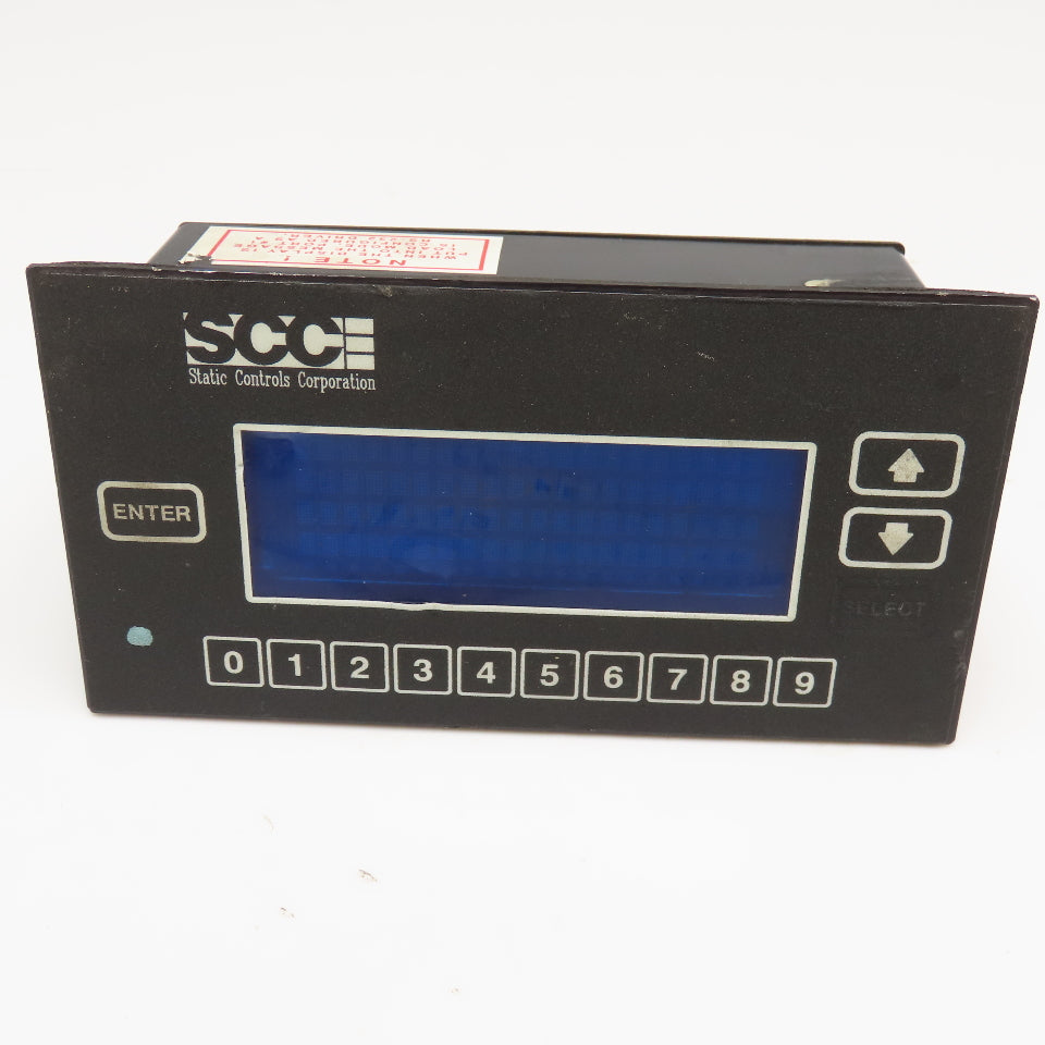 Static Controls Corp. 1080-P4-14-128-C-FN LED Panel Display HMI