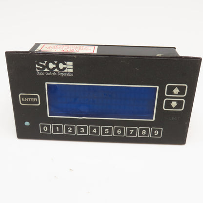 Static Controls Corp. 1080-P4-14-128-C-FN LED Panel Display HMI