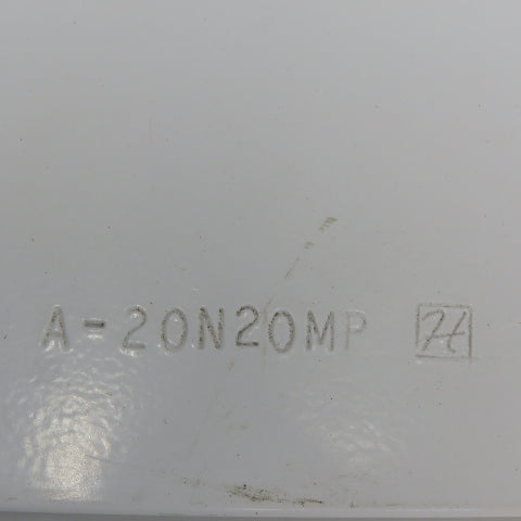 Hoffmann A20N20MP Interior Back Panel Steel Electrical Cabinet 17" H x 18-1/2" W