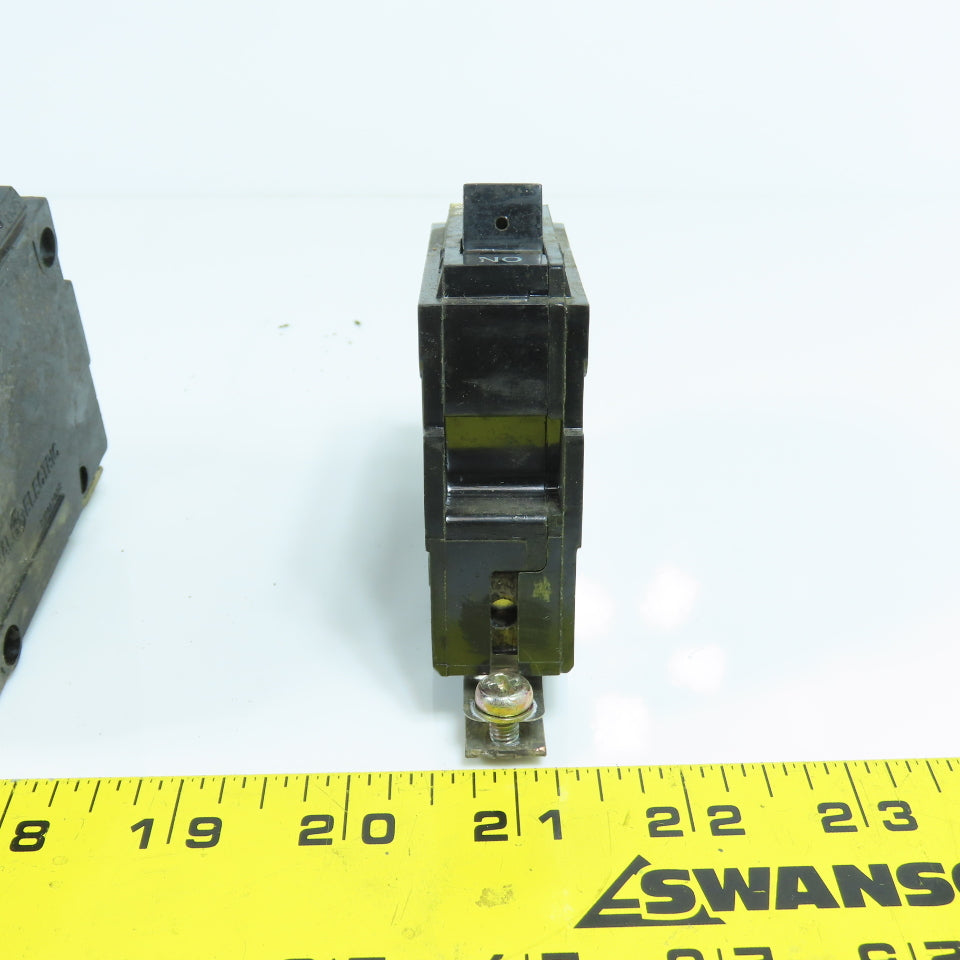 General Electric 20A Single Pole 120/240VAC Circuit Breaker Bolt-On Lot Of 10