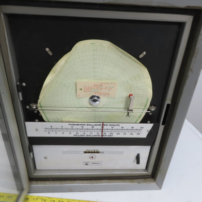 Sparling 20177-000-000-00 227 Circular Chart Recorder For Gallons