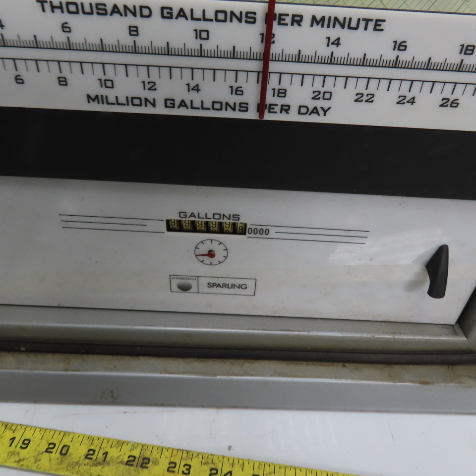 Sparling 20177-000-000-00 227 Circular Chart Recorder For Gallons