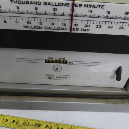 Sparling 20177-000-000-00 227 Circular Chart Recorder For Gallons