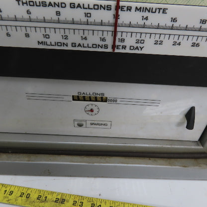 Sparling 20177-000-000-00 227 Circular Chart Recorder For Gallons