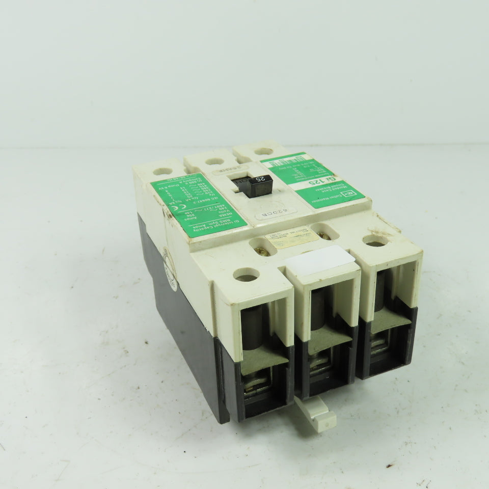 Cutler Hammer Gi 125 3-Pole Molded Case Circuit Breaker 600V 6KV
