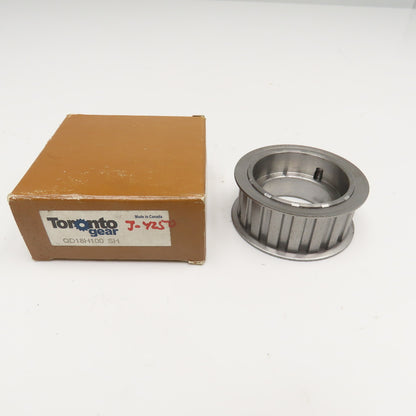 Toronto Gear QD18H100 Timing Belt Pully 1" Wide 18T SH Bushing Bore