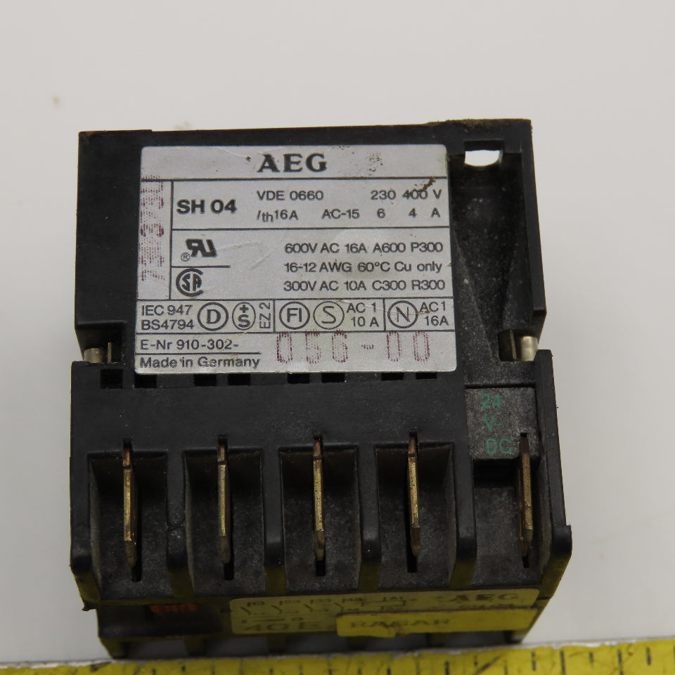 AEG SH04 600V 16A Auxiliary Contactor Lot Of 13