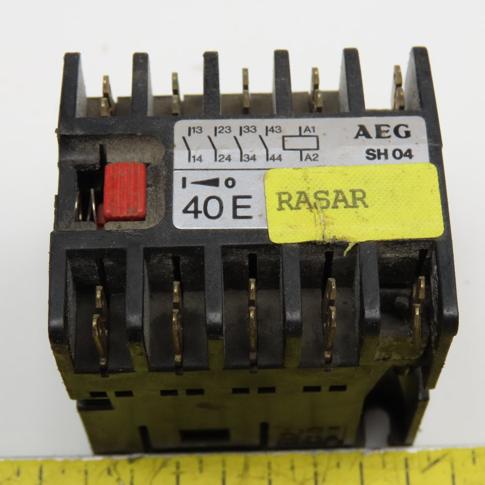AEG SH04 600V 16A Auxiliary Contactor Lot Of 13