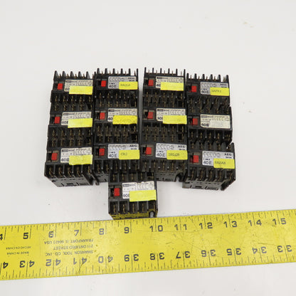 AEG SH04 600V 16A Auxiliary Contactor Lot Of 13