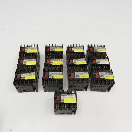 AEG SH04 600V 16A Auxiliary Contactor Lot Of 13