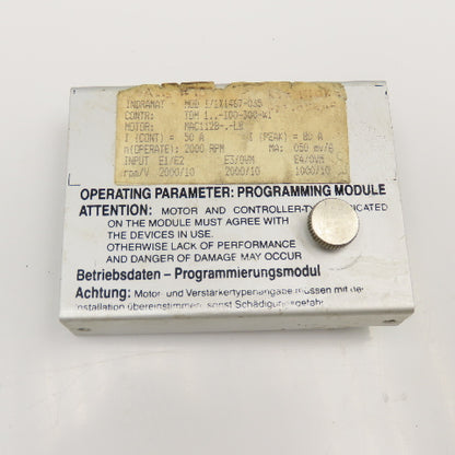 1/1x1467-035 Programming Module For Indramat TDM 1.-100-300-W1 Drive 50A 2000RPM