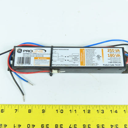 General Electric GETR480/277-250W Stepdown Autotransformer 480V To 277V 250VA