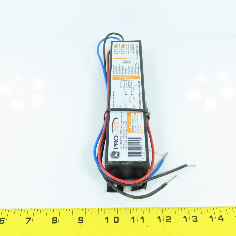 General Electric GETR480/277-250W Stepdown Autotransformer 480V To 277V 250VA
