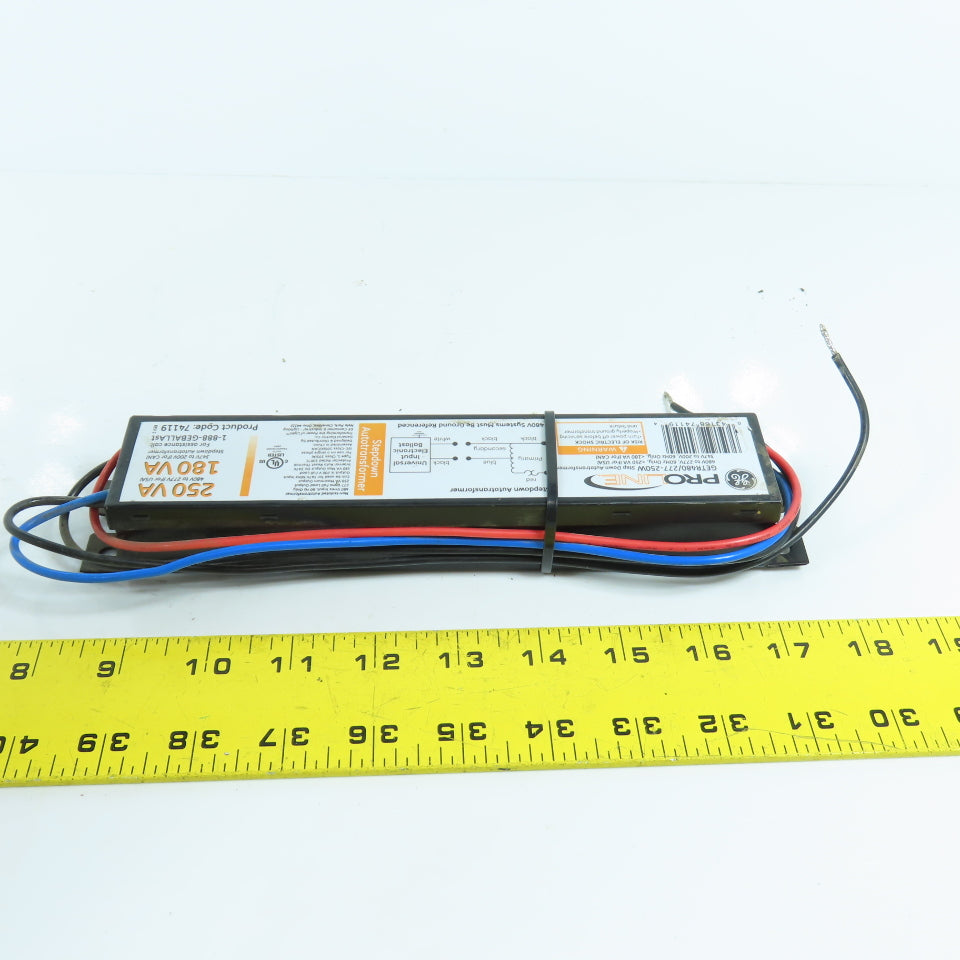 General Electric GETR480/277-250W Stepdown Autotransformer 480V To 277V 250VA