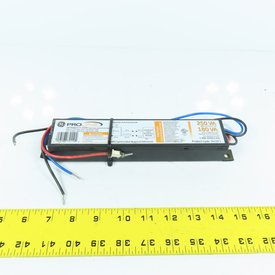 General Electric GETR480/277-250W Stepdown Autotransformer 480V To 277V 250VA