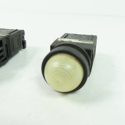 Fuji DR22D0L White Indicator Pilot Light 24V lot Of 3