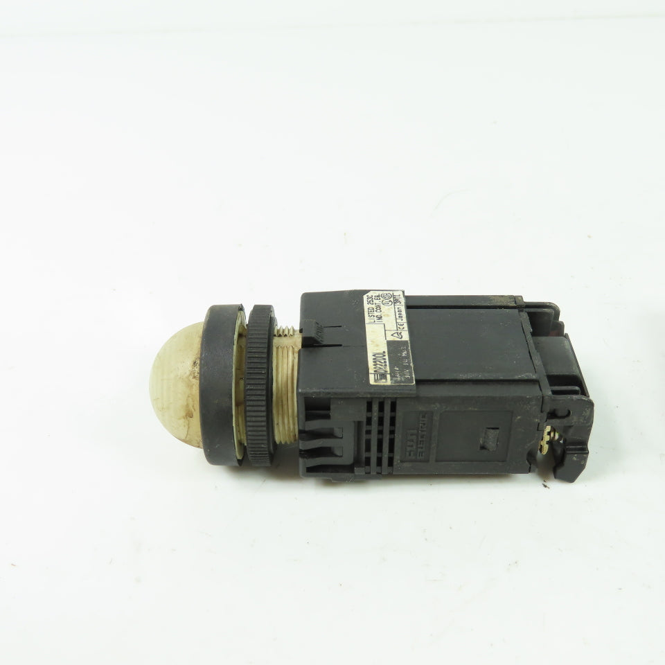 Fuji DR22D0L White Indicator Pilot Light 24V lot Of 3