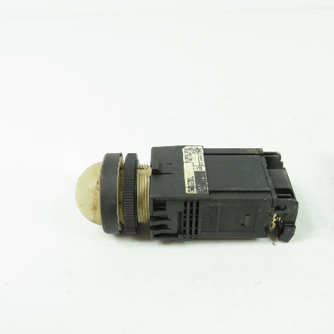 Fuji DR22D0L White Indicator Pilot Light 24V lot Of 3