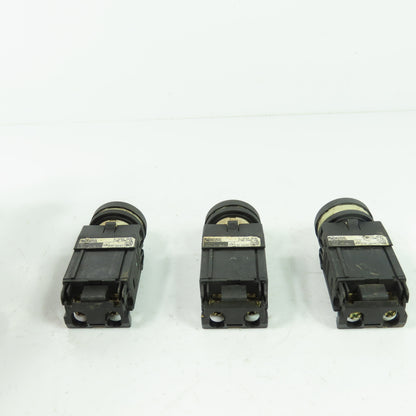 Fuji DR22D0L White Indicator Pilot Light 24V lot Of 3