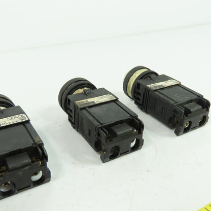 Fuji DR22D0L White Indicator Pilot Light 24V lot Of 3