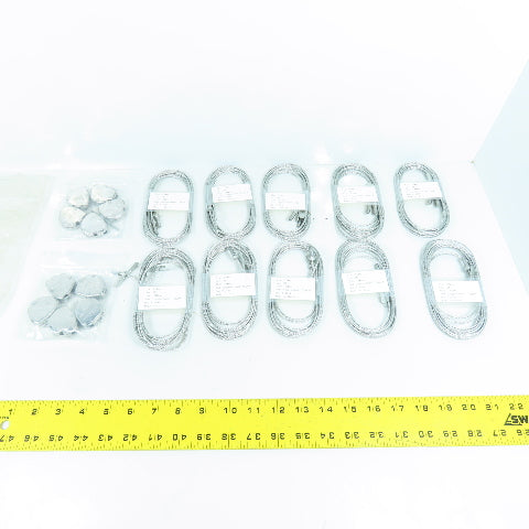 Caddy SLD2Y300L3 2 Meter Speed Link Wire Rope 2mm OD "Y" End Toggle Lot Of 10