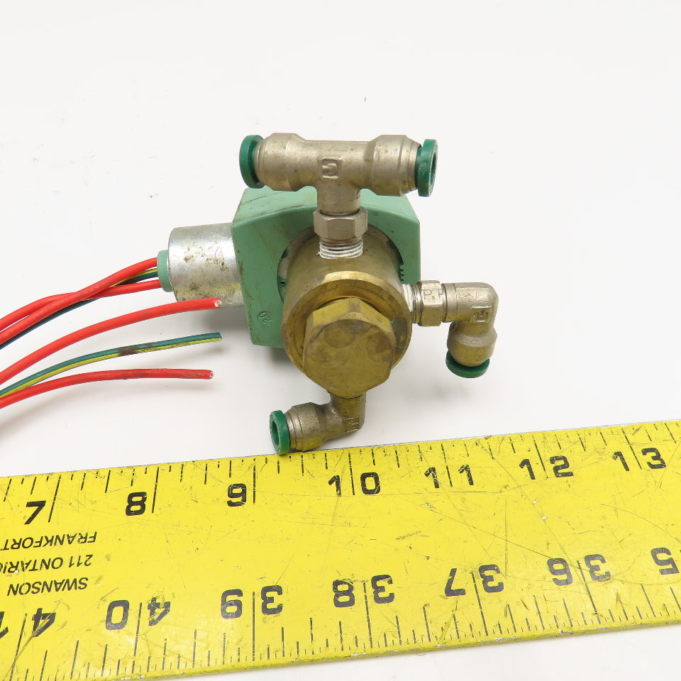ASCO 8320G027 1/8" NPT 3 Port Solenoid Valve 110/120V 50/60Hz