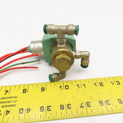 ASCO 8320G027 1/8" NPT 3 Port Solenoid Valve 110/120V 50/60Hz
