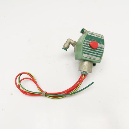 ASCO 8320G027 1/8" NPT 3 Port Solenoid Valve 110/120V 50/60Hz