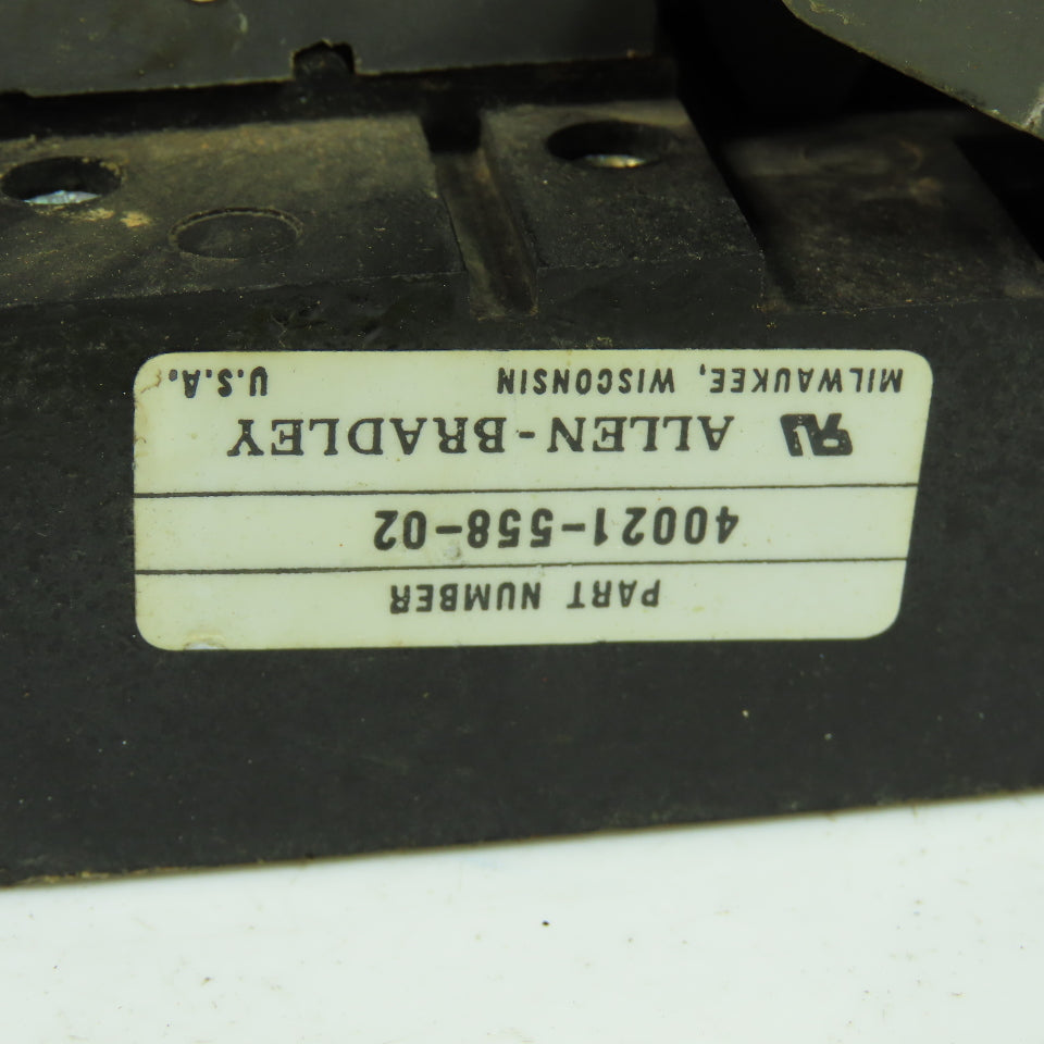 Allen Bradley 40021-558-02 3-Pole Disconnect Switch